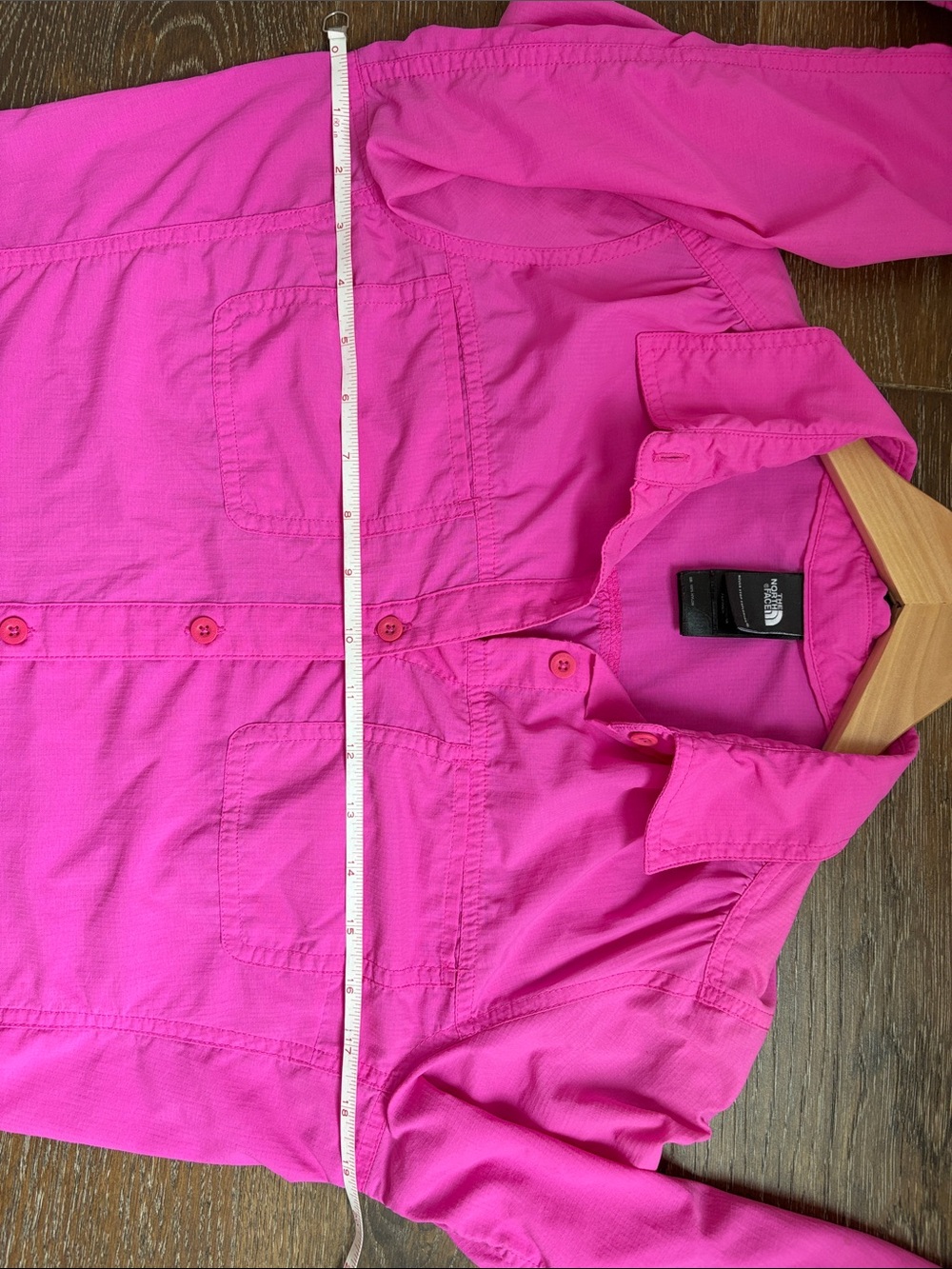 The North Face Women's M Tekware First Trail UPF 50+ Sun Shirt Pink Long Sleeve - Picture 11 of 13